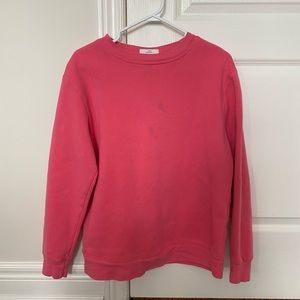 Pink oversized crewneck